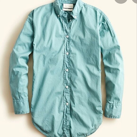 NWT J CREW Poplin Shirt - Picture 1 of 7